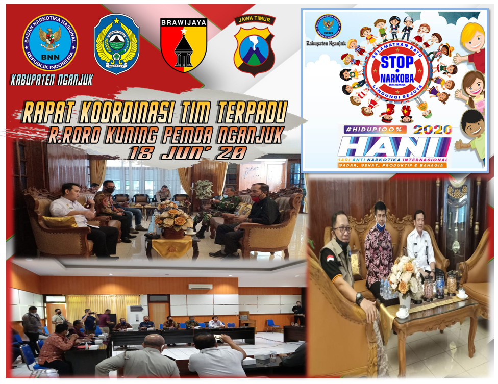 Agenda Bulanan bersama Bupati membahas kondisi Kamtibmas Wilayah Nganjuk Agenda Bulanan bersama Bupati membahas kondisi Kamtibmas Wilayah Nganjuk