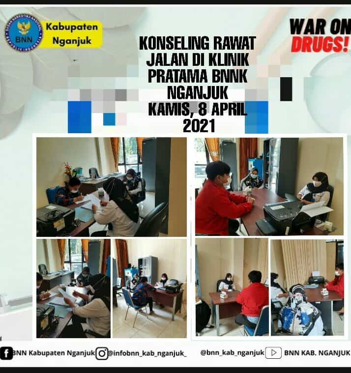 KONSELING RAWAT JALAN DI KLINIK BNNK NGANJUK KONSELING RAWAT JALAN DI KLINIK BNNK NGANJUK