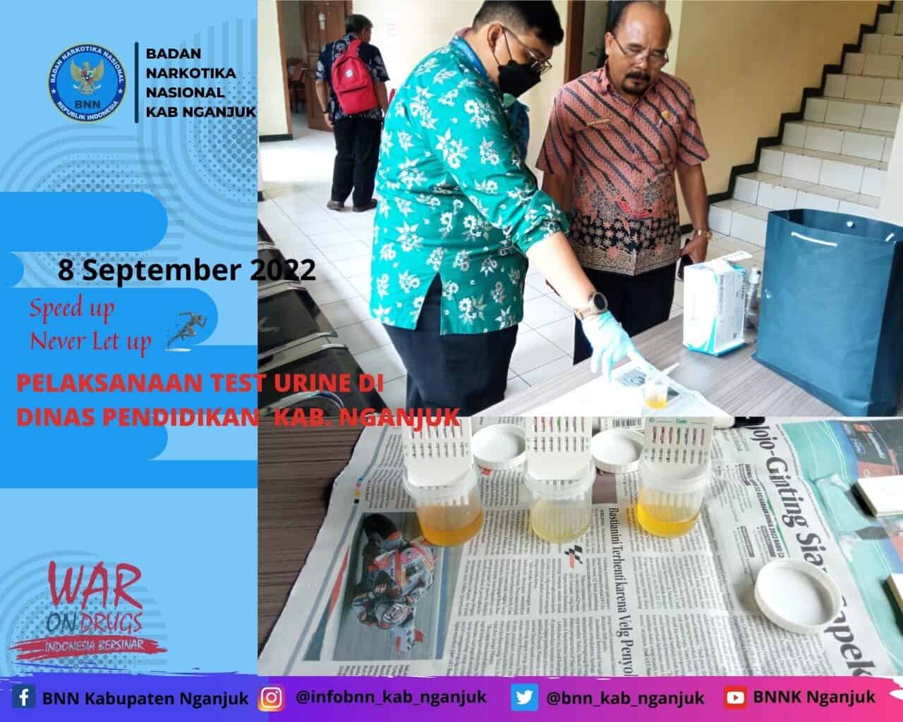 ‘’ TES URIN DI DINAS PENDIDIKAN KABUPATEN NGANJUK’’ ‘’ TES URIN DI DINAS PENDIDIKAN KABUPATEN NGANJUK’’