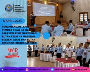 ”PENCANANGAN LAPAS PEMUDA KELAS IIA MADIUN, LAPAS KELAS IIB NGAWI DAN RUTAN KELAS IIB MAGETAN SEBAGAI LAPAS DAN RUTAN BERSINAR (BERSIH NARKOBA)”