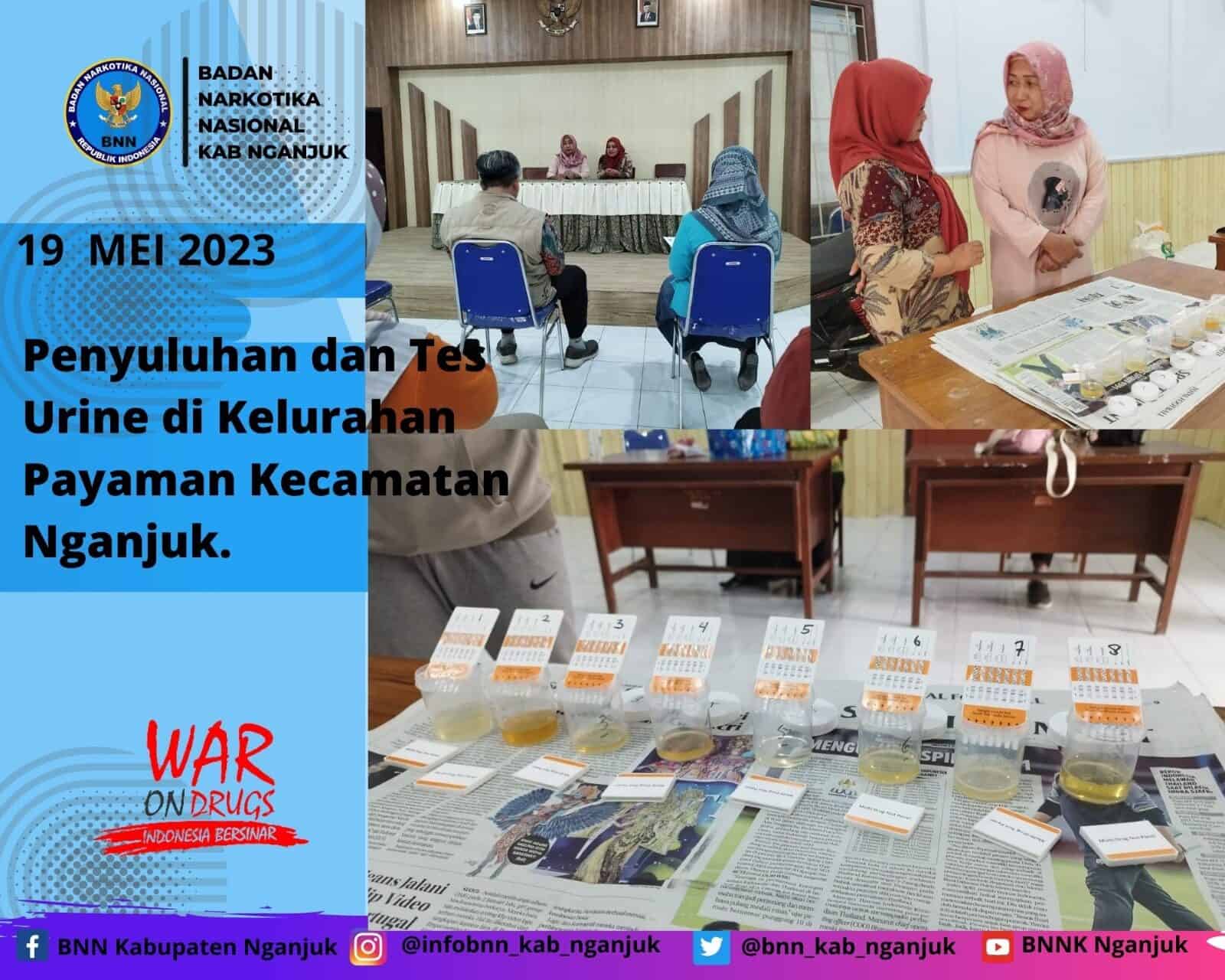 '' PENYULUHAN DAN TEST URINE DI KELURAHAN PAYAMAN KECAMATAN NGANJUK " ” PENYULUHAN DAN TEST URINE DI KELURAHAN PAYAMAN KECAMATAN NGANJUK “