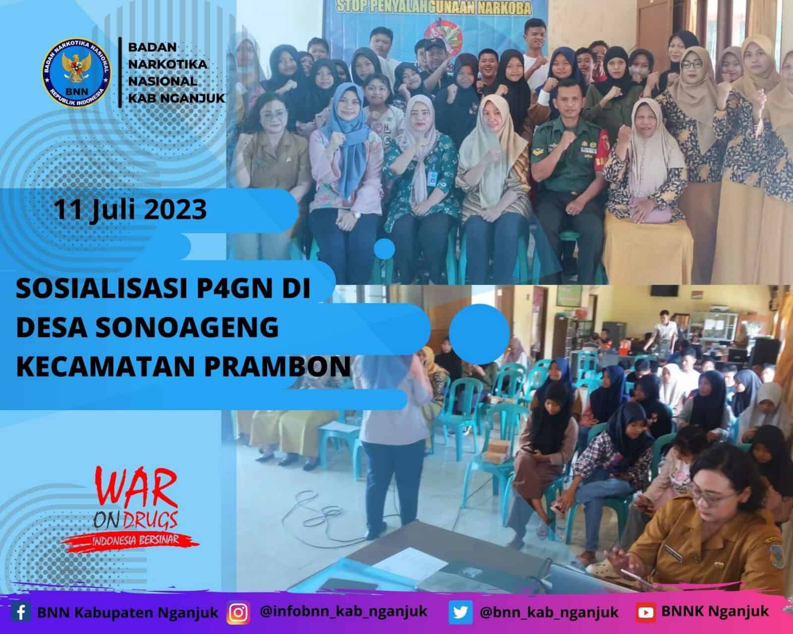''SOSIALISASI P4GN DI DESA SONOAGENG KECAMATAN PRAMBON'' ”SOSIALISASI P4GN DI DESA SONOAGENG KECAMATAN PRAMBON”