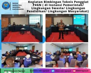 ”KEGIATAN BIMBINGAN TEKNIS PENGGIAT P4GN (DI INSTANSI PEMERINTAH/LINNGKUNGAN SWASTA/LINGKUNGAN PENDIDIKAN/ LINGKUNGAN MASYARAKAT”