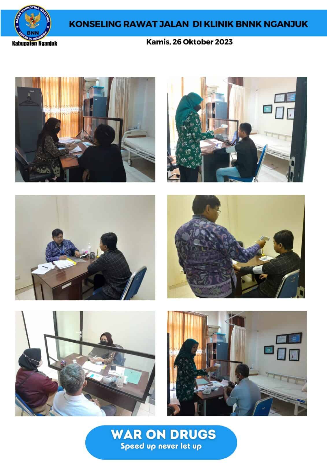 KONSELING RAWAT JALAN DI KLINIK BNNK NGANJUK KONSELING RAWAT JALAN DI KLINIK BNNK NGANJUK