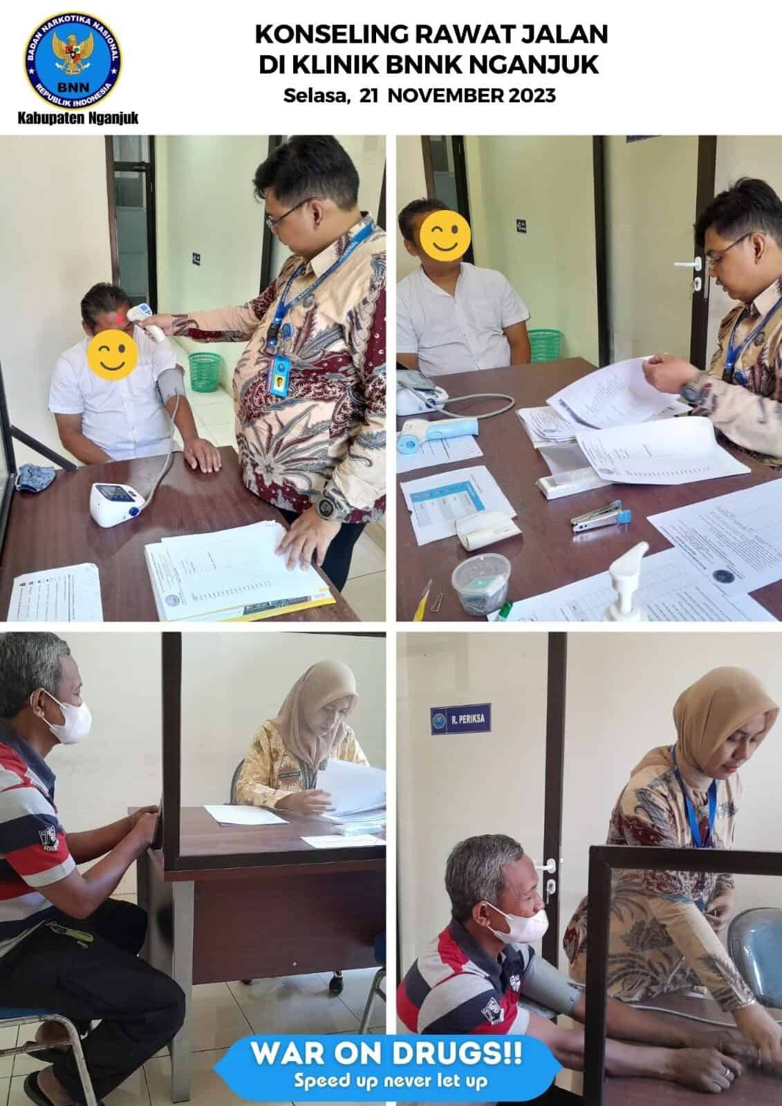 KONSELING RAWAT JALAN DI KLINIK BNNK NGANJUK KONSELING RAWAT JALAN DI KLINIK BNNK NGANJUK