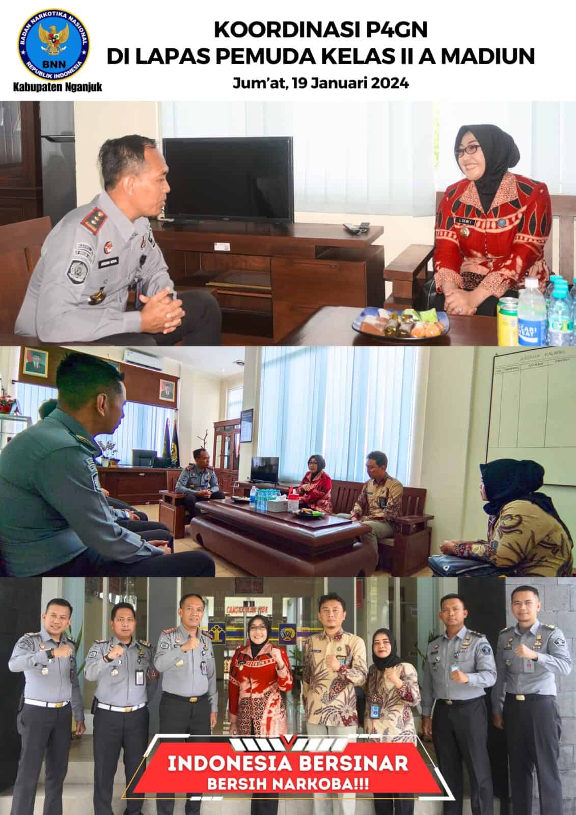 KOORDINASI P4GN DI LAPAS PEMUDA KELAS II A MADIUN KOORDINASI P4GN DI LAPAS PEMUDA KELAS II A MADIUN
