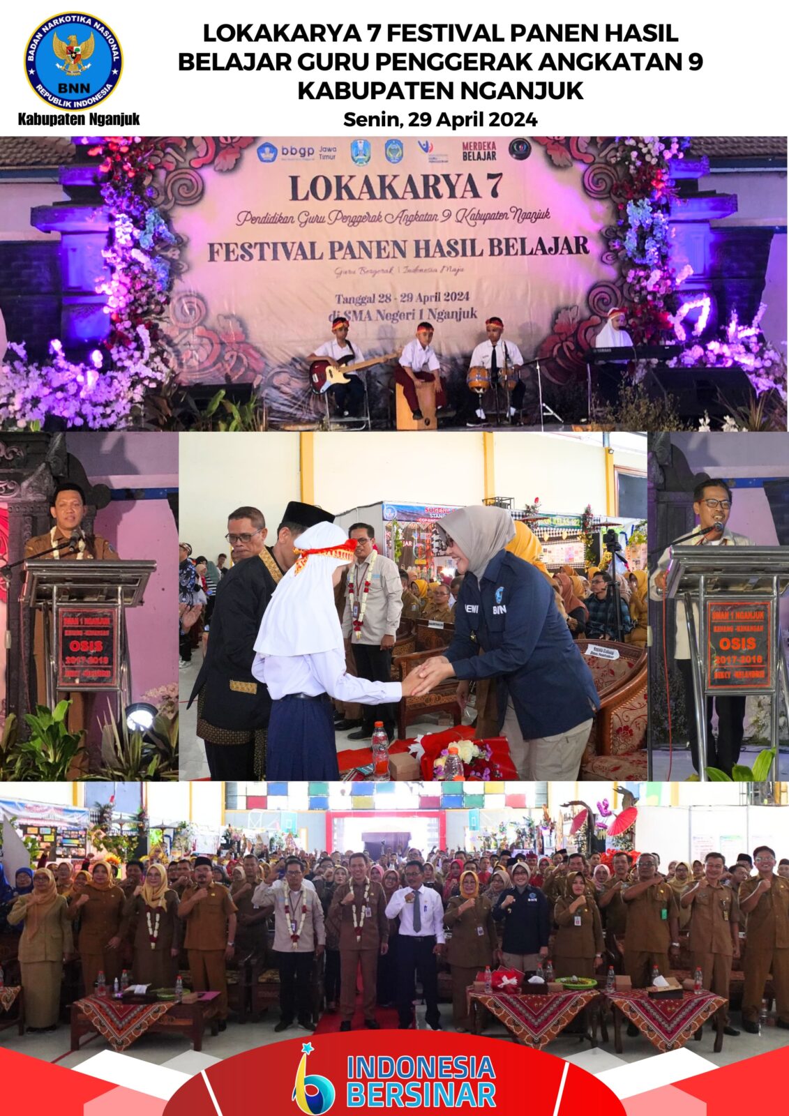 LOKAKARYA 7 FESTIVAL PANEN HASIL BELAJAR GURU PENGGERAK ANGKATAN 9 KAB. NGANJUK LOKAKARYA 7 FESTIVAL PANEN HASIL BELAJAR GURU PENGGERAK ANGKATAN 9 KAB. NGANJUK