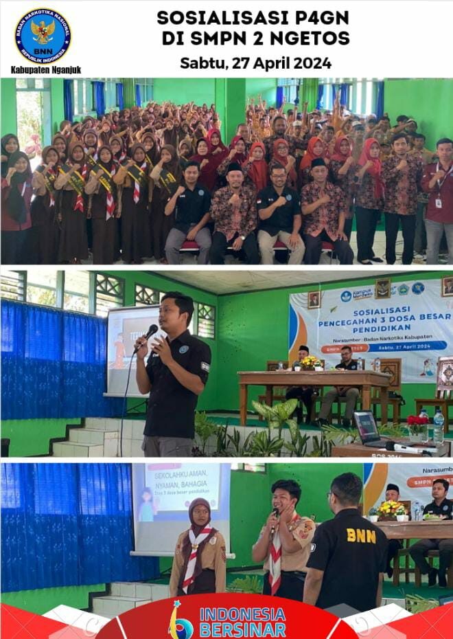 SOSIALISASI P4GN DI SMPN 2 NGETOS SOSIALISASI P4GN DI SMPN 2 NGETOS