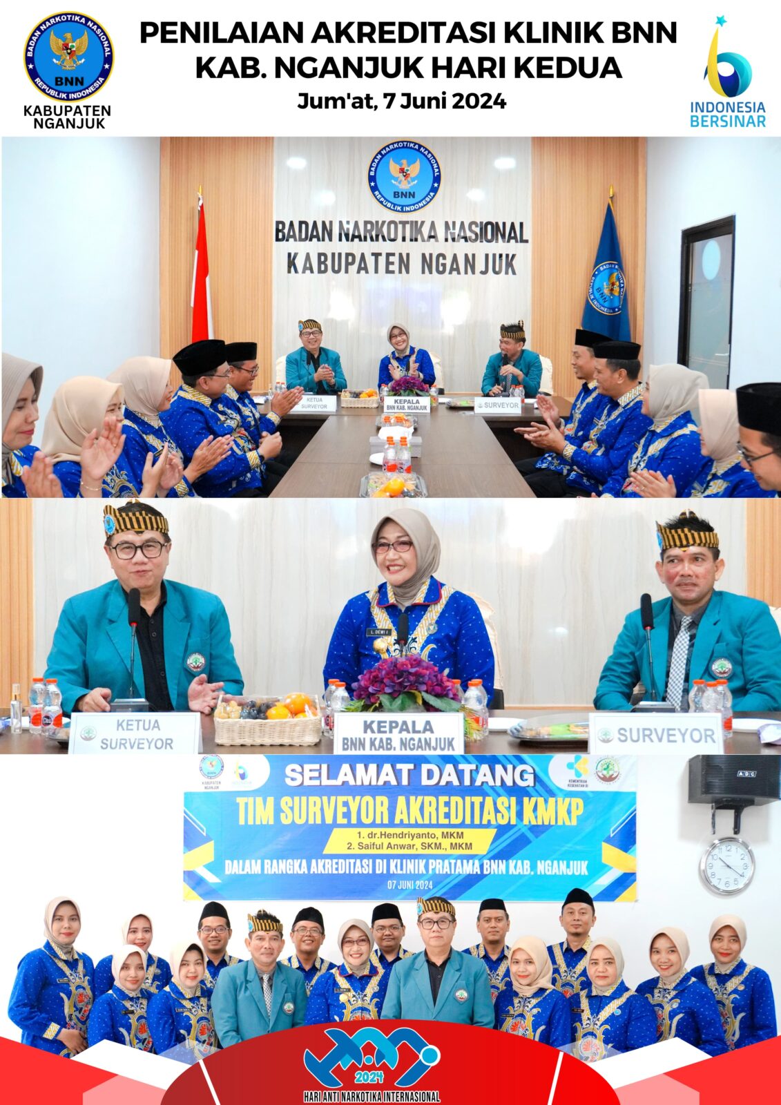 PENILAIAN AKREDITASI KLINIK PRATAMA BNN KABUPATEN NGANJUK PENILAIAN AKREDITASI KLINIK PRATAMA BNN KABUPATEN NGANJUK