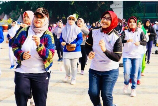 GELORAKAN HIDUP SEHAT TANPA NARKOBA DI ALUN ALUN NGANJUK