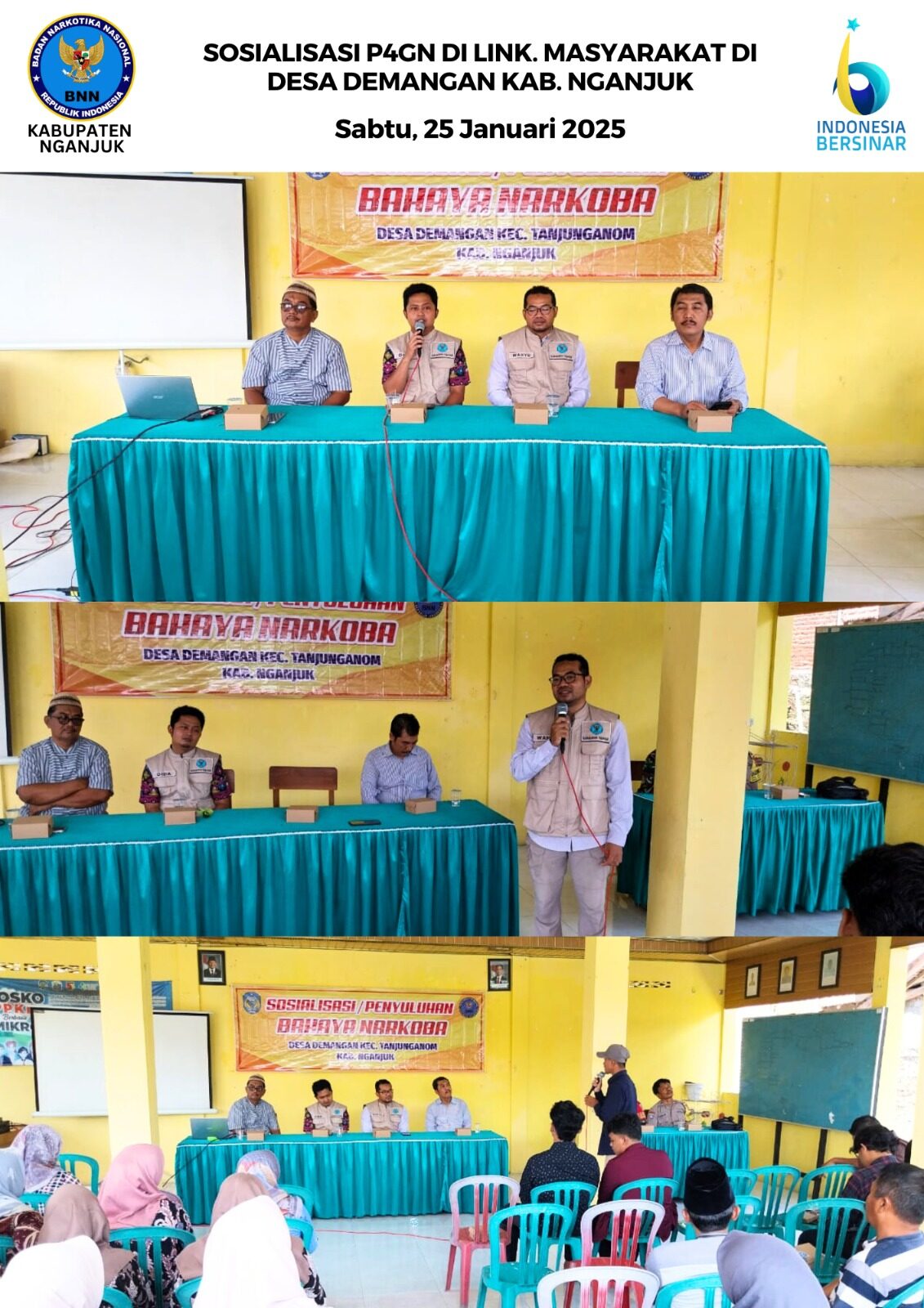 SOSIALISASI P4GN DI LINK. MASYARAKAT DI DESA DEMANGAN KAB. NGANJUK SOSIALISASI P4GN DI LINK. MASYARAKAT DI DESA DEMANGAN KAB. NGANJUK