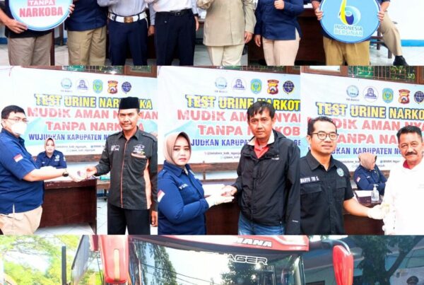 BNN Kabupaten Nganjuk Tes Urine Driver Bus