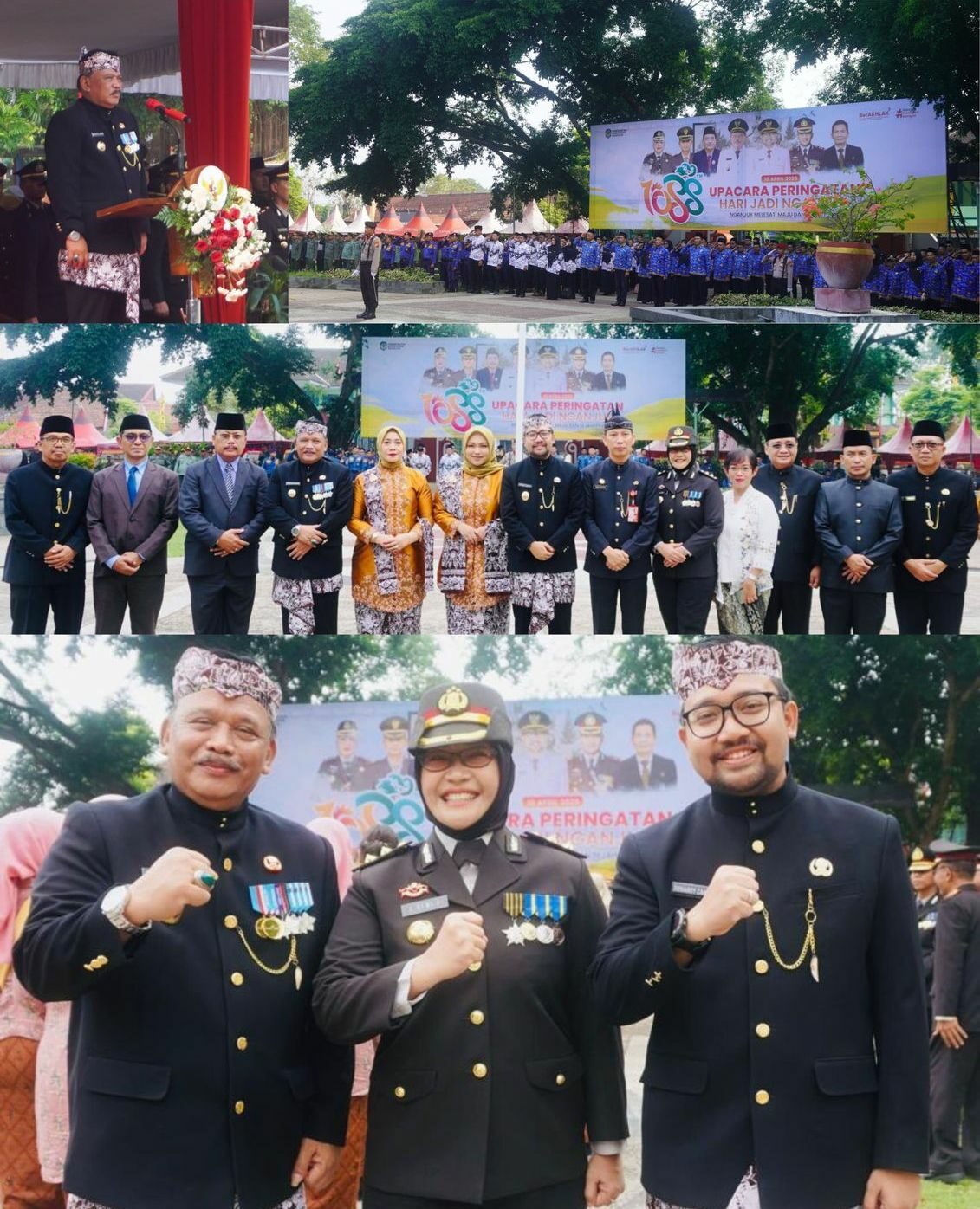 UPACARA PERINGATAN HARI JADI NGANJUK KE-1088 UPACARA PERINGATAN HARI JADI NGANJUK KE-1088