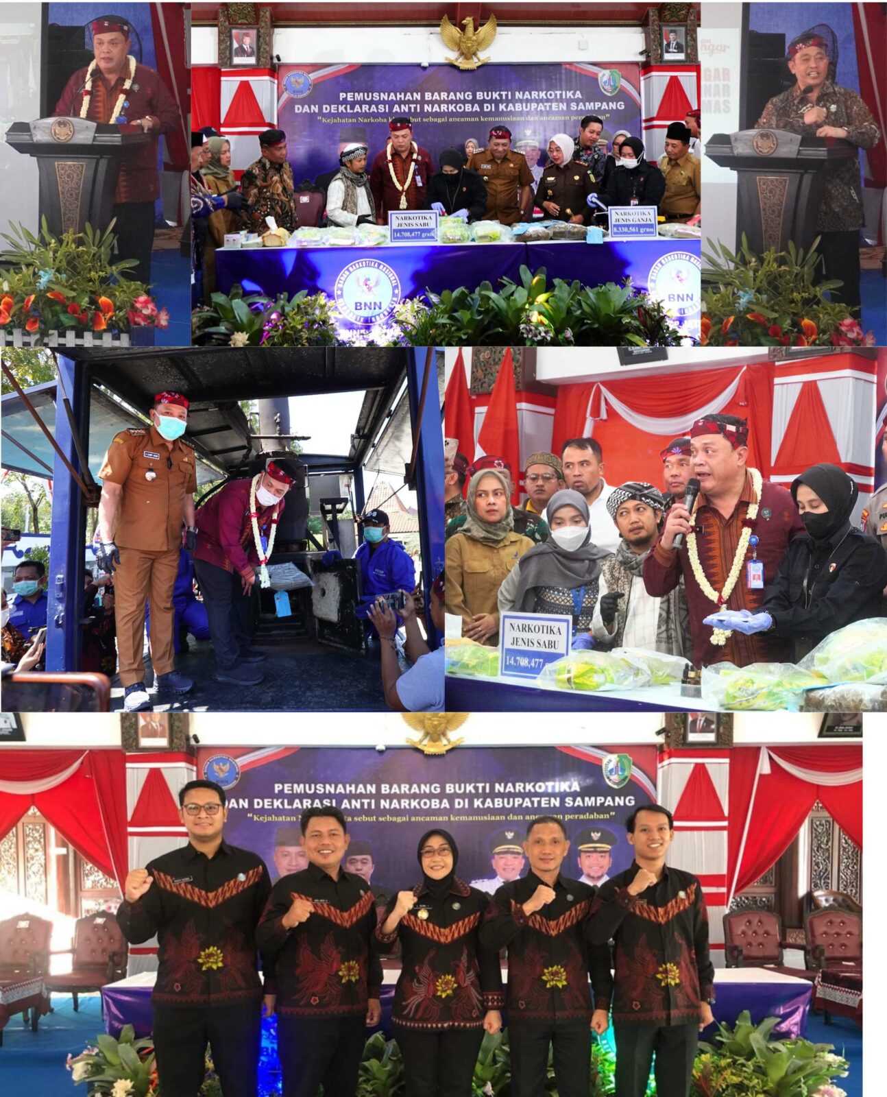 PEMUSNAHAN NARKOTIKA & DEKLARASI ANTRI NARKOTIKA PEMUSNAHAN NARKOTIKA & DEKLARASI ANTRI NARKOTIKA
